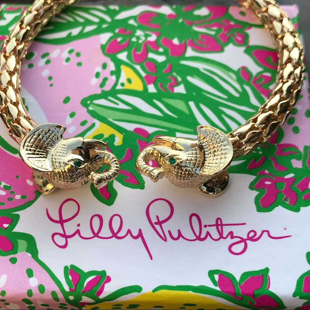 Lilly Pulitzer elephant bracelet